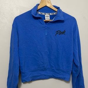 VS pink quarter zip